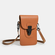Load image into Gallery viewer, Minimalist Lock-Clasp Crossbody Mini Bag – PU Leather Unisex Shoulder Bag