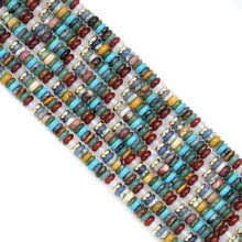 Load image into Gallery viewer, 2x6mm Mixed Stone Smooth Heishi Beads, Sku#U1859