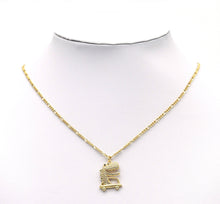 Load image into Gallery viewer, Gold CZ Cute Crocodile Charm, Sku#LK662
