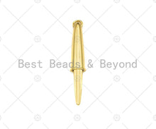 Load image into Gallery viewer, 18K Dainty Gold Pen Cap Shape Pendant/Charm, Necklace Bracelet Charm Pendant,9x50mm, Sku#LK268