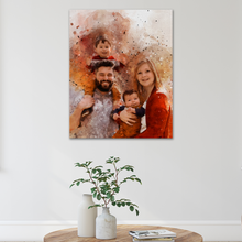Load image into Gallery viewer, Family Watercolor Portrait Sign