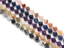 Load image into Gallery viewer, Genuine Bicone Faceted Gemstone Beads, Sku#U1391