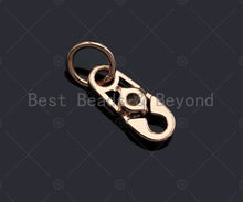 Load image into Gallery viewer, Clear CZ Micro Pave Safety Pin Shape Pendant,Cubic Zirconia