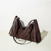 Load image into Gallery viewer, Premium Suede Tote Bag - Large Capacity Leather Handbag for Women