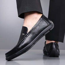 Load image into Gallery viewer, Men's Genuine Leather Slip-On Loafers | Breathable Suede Casual Shoes with Non-Slip Rubber Sole