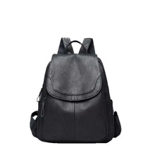 Load image into Gallery viewer, Women's Simple Travel Soft Leather Outdoor Backpack