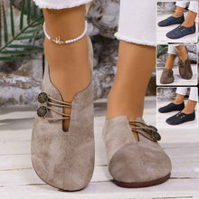 Load image into Gallery viewer, Women's Square Toe Slip-On Sandals | Soft Flat Cushioned Summer Shoes