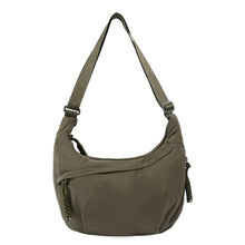 Load image into Gallery viewer, Women's High-Capacity Nylon Crossbody Bag - Lightweight Everyday Shoulder Bag