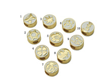 Load image into Gallery viewer, Whtie Enamel Spacer Beads, Sku#LK579