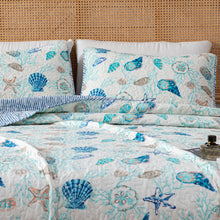 Load image into Gallery viewer, Coastal Quilt Set Bali Collection
