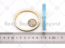 Load image into Gallery viewer, Thick Colorful Enamel Bracelet, Fully Around Enamel Bracelet, stacking bracelet, Stackable Bracelet, 7x66mm,Sku#X268C