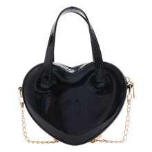 Load image into Gallery viewer, Women's Jelly Heart Mini Crossbody Bag – Cute PVC Shoulder Bag