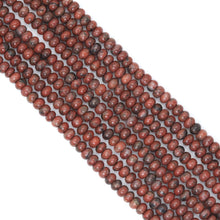 Load image into Gallery viewer, 4x6mm Smooth Rondelle Sesame Jasper Beads, Sku#U2059