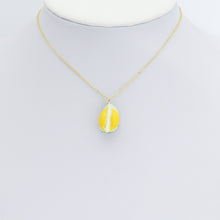 Load image into Gallery viewer, Enamel Gold Durian Charm Pendant,Sku#LK1228