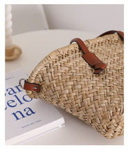 Load image into Gallery viewer, Natural Straw Woven Shoulder Bag - French-Style Handbag for Women | Sarah Express