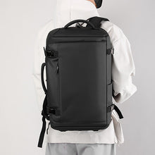 Load image into Gallery viewer, Men's Box-Style Outdoor Nylon Backpack | Business Travel Bag with Air-Cushioned Straps