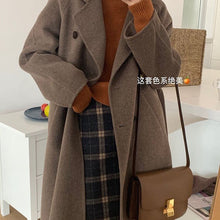 Load image into Gallery viewer, Women's Wool Coat Mid-length Loose Thicken Autumn Winter New Style Overcoat