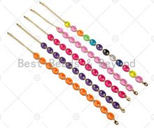 Load image into Gallery viewer, Colorful Enamel Hand Made Mariner Chain Bracelet