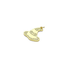 Load image into Gallery viewer, Colorful CZ Halloween Witch Hat Charm, Sku#A215