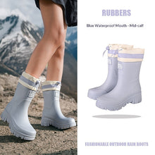 Load image into Gallery viewer, Women's Waterproof Tall Rain Boots | Non-Slip Knee-High &amp; Mid-Calf | All-Season