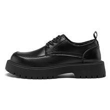 Load image into Gallery viewer, Men's British-Style Dress Shoes | Soft PU Leather Round Toe Height-Increasing Casual Shoes