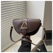 Load image into Gallery viewer, High-end, Fashionable Single-shoulder Bag Niche Saddle Bag