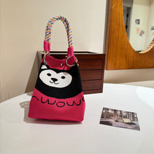 Load image into Gallery viewer, Women's Knitted Tote Bag - Large Capacity Magnetic Closure Bucket Bag