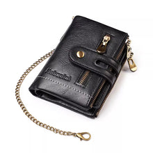 Load image into Gallery viewer, Genuine Leather Multi-Card Slot ID Card Holder Coin Purse Wallet – Large Capacity