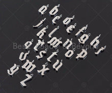 Load image into Gallery viewer, Silver Initial Charm, Silver Alphabet Charm, Y303