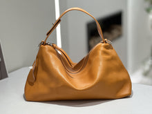 Load image into Gallery viewer, Genuine Leather Crossbody Tote Bag