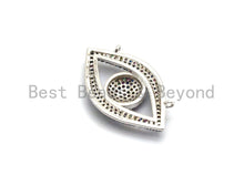 Load image into Gallery viewer, Rainbow CZ Micro Pave Eye Pendant,sku#F676