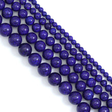 Load image into Gallery viewer, Lapis Jade Round Smooth Beads, Sku#U2231