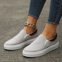Load image into Gallery viewer, Women's Slip-On Flat Loafers | Color-Block Round Toe Casual Shoes