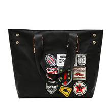 Load image into Gallery viewer, Hiphop Nylon Shoulder Tote Bag – Lightweight Waterproof Travel Bag for Men &amp; Women