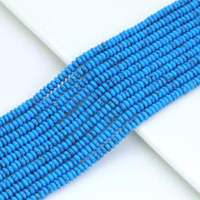 Load image into Gallery viewer, 2x4mm Smooth Rondelle Turquoise Beads, Sku#U2045