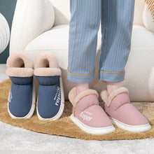 Load image into Gallery viewer, Unisex Plush Fleece High-Back Heel Slippers | Warm Breathable House Shoes
