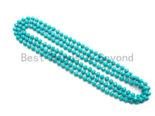 Load image into Gallery viewer, 60 Extra Long Hand Knotted Crystal Necklace,Double Wrap Necklace, 5x8mm Rondelle Crystal Beads, SKU#D35