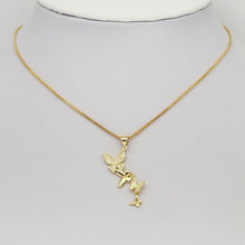 Load image into Gallery viewer, Gold CZ String Butterfly Charm, Sku#JL185
