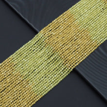 Load image into Gallery viewer, Yellow Cat's Eye Round Faceted Beads, Sku#U1757