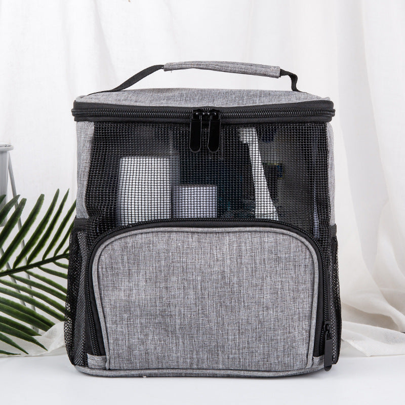 Portable Hanging Large-Capacity Toiletry Bag for Travel – Oxford Cloth Organizer