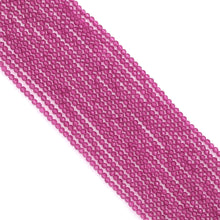 Load image into Gallery viewer, 3mm Dark Pink Crystal Round Faceted Beads, Sku#U1866