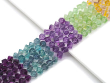 Load image into Gallery viewer, Genuine High Quality Multicoloor Fluorite Cube Beads, Sku#U1384