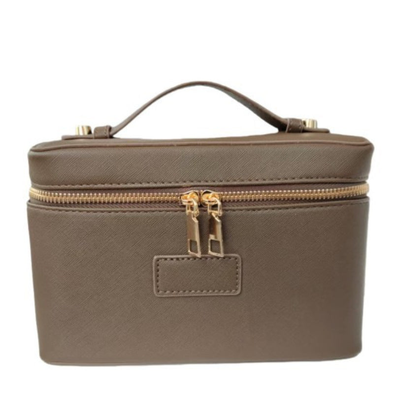 Women's High-Capacity PU Leather Tote Bag – Solid Color Casual Travel Handbag