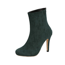 Load image into Gallery viewer, Women's Suede Pointed Toe High Heel Ankle Boots – Stiletto Dress Boots