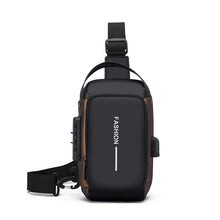 Load image into Gallery viewer, Men's Waterproof Crossbody Chest Bag with USB Charging Port - Anti-Theft Sling Shoulder Bag