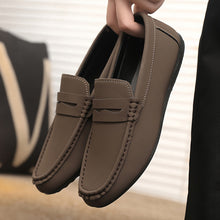 Load image into Gallery viewer, Men's Solid Color Penny Loafers - Slip-On Casual Dress Shoes