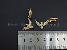 Load image into Gallery viewer, CZ Dangle Eagle Earring, Sku#J268