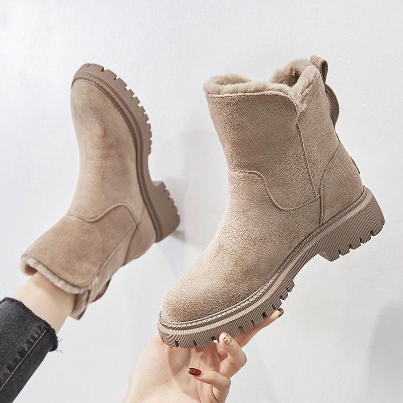 Women's Thick Insulated Snow Boots | Sherpa Lined Mid-Calf Winter Boots