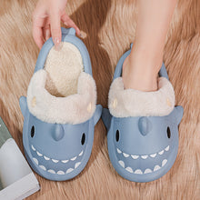 Load image into Gallery viewer, Unisex Shark House Slippers | EVA Couple Slippers with Button
