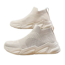 Load image into Gallery viewer, Men's Mid-Cut Laceless Knit Sock Shoes | Breathable Mesh Slip-On Sneakers